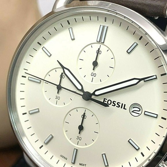 Fossil Other - Fossil Mens Watch FS5402 The Commuter Chronograph